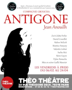 Zoé-Colette Forleo affiche spectacle Antigone