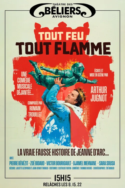 Victor Bourigault à Avignon dans "tout feu tout flamme"