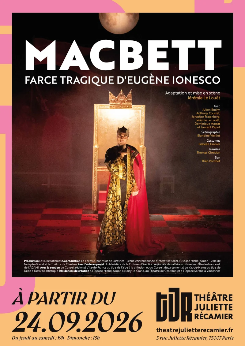 Jonathan Frajenberg au theatre Juliette Récamier dans MacBett